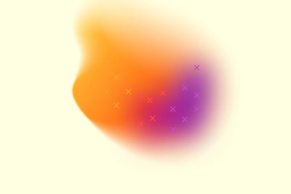 Abstraktes, weich verlaufendes Teaserbild in verschiedenen Farbtönen als visuelle Einleitung zu Markenbildung