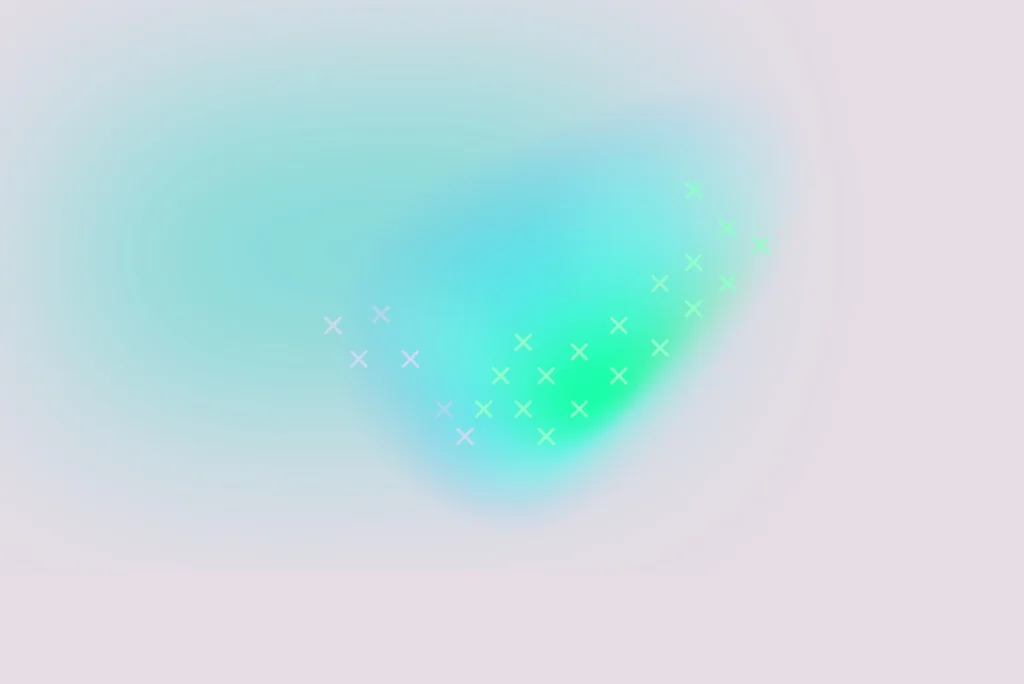 Abstraktes, weich verlaufendes Teaserbild in verschiedenen Farbtönen als visuelle Einleitung zu Print Mailings Marketingmix